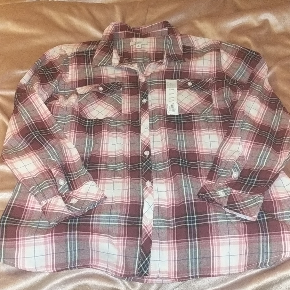 NWT pink flannel